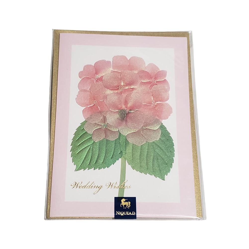 NIQUEA.D Wedding Wishes "Lifetime of Happiness" Luxury Greeting Card